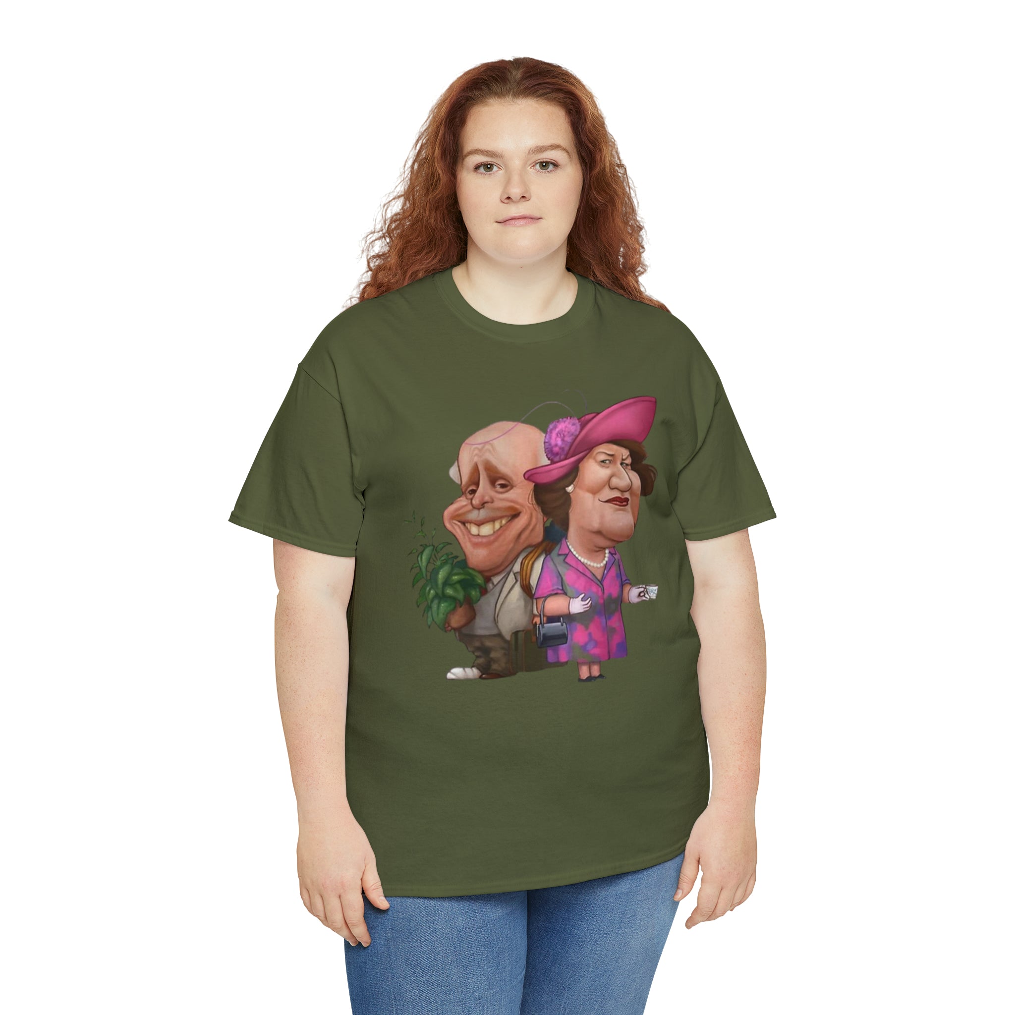 Keeping Up Appearances 90's TV Show-Unisex Heavy Cotton T-Shirt - Creations by Chris and Carlos